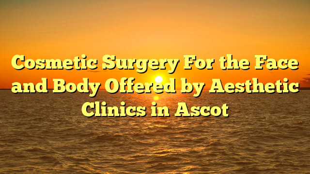 Cosmetic Surgery For the Face and Body Offered by Aesthetic Clinics in Ascot