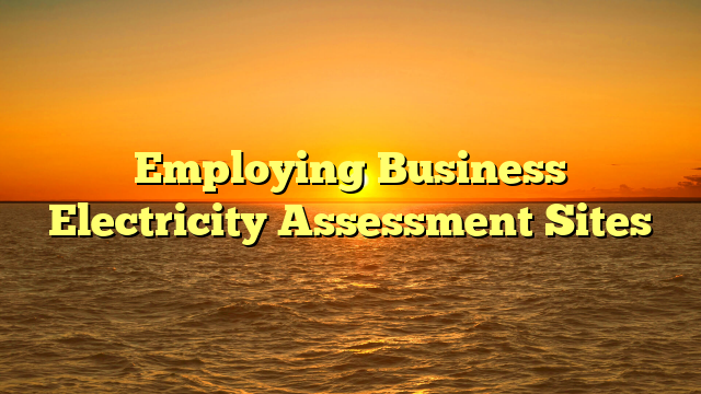 Employing Business Electricity Assessment Sites